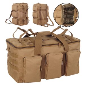 Tactical MOLLE Duffel Bag – 55L Large Capacity Travel & Survival Gear Pack