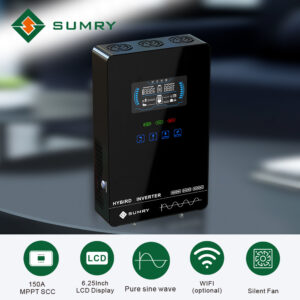 Sumry 4000W Off Grid Hybrid Inverter w/ 6.25 Inch LCD Display